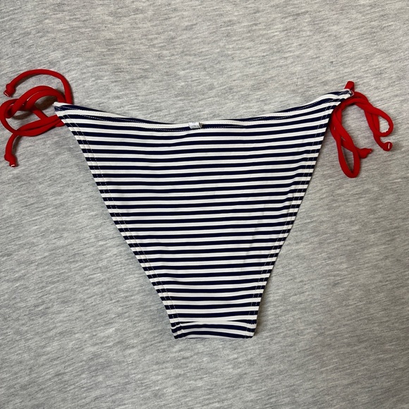 La Vie en Rose Aqua dark blue and white striped bottoms - Picture 3 of 4